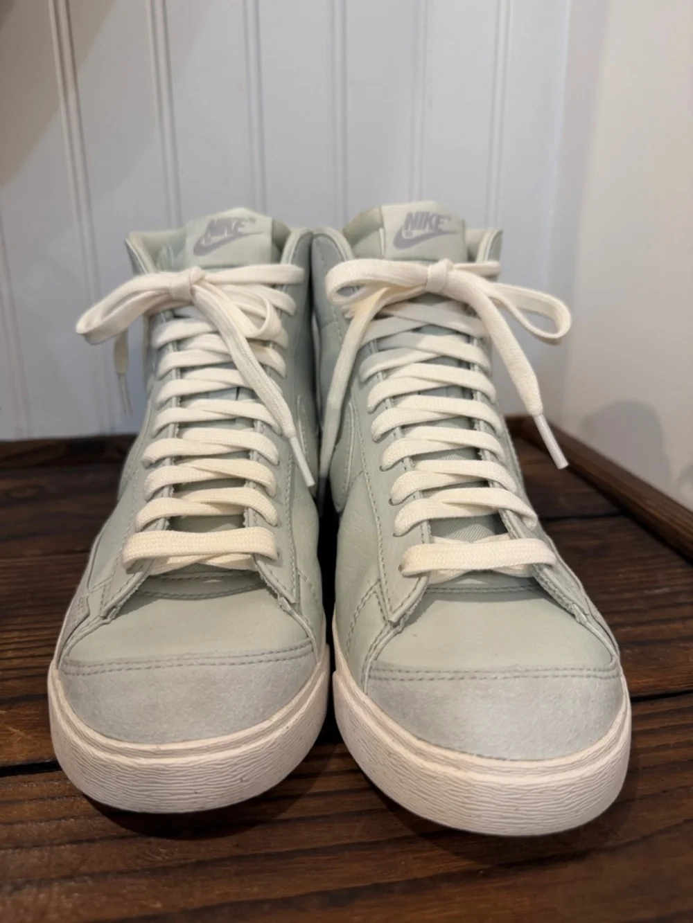 Nike Blazer Mid '77 Next Nature Womens Baby Blue Hue Lifestyle Sneakers Shoes